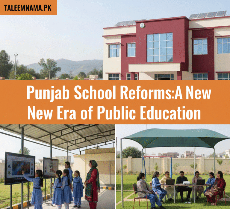 Government schools in Punjab, Pakistan are improving rapidly through reforms, digital monitoring, teacher training, and better infrastructure.
