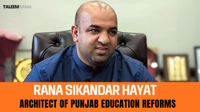 Rana Sikandar Hayat: Architect of Punjab Education Reforms